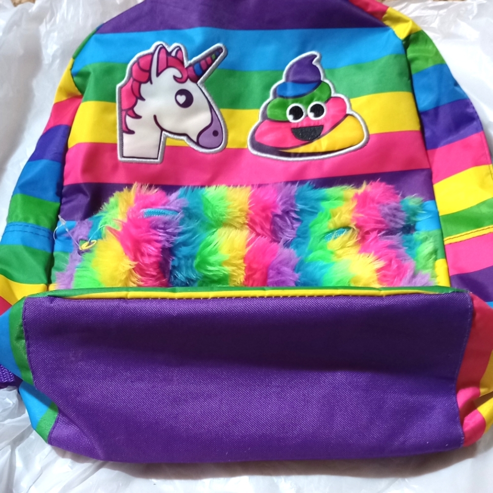 Emojination Rainbow Mini Backpack Bag - image 6